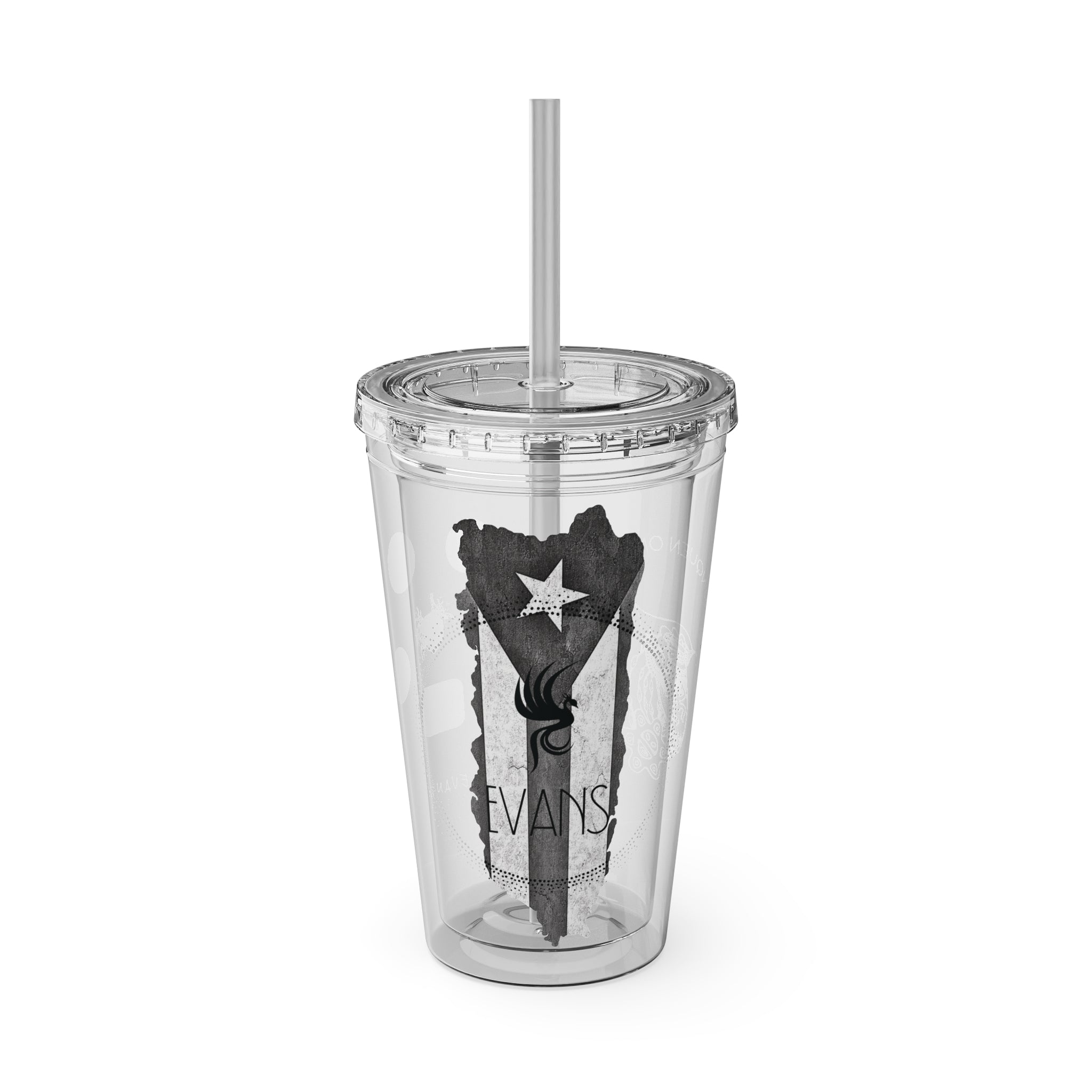 Sunsplash Tumbler with Straw, 16oz