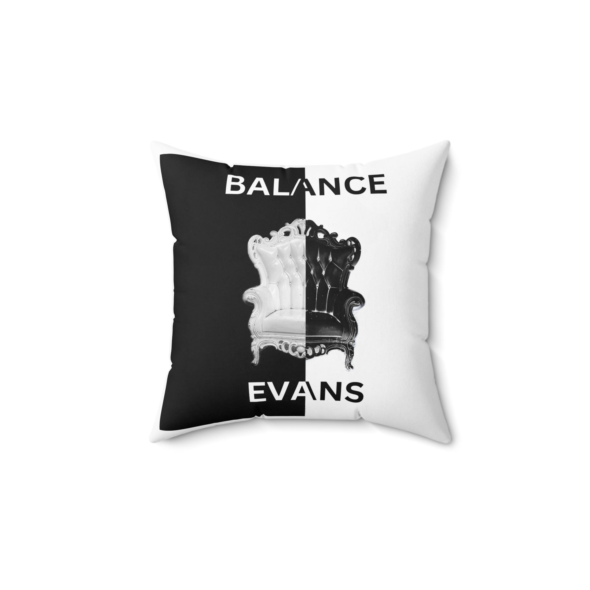 Spun Polyester Square Pillow-- BALANCE