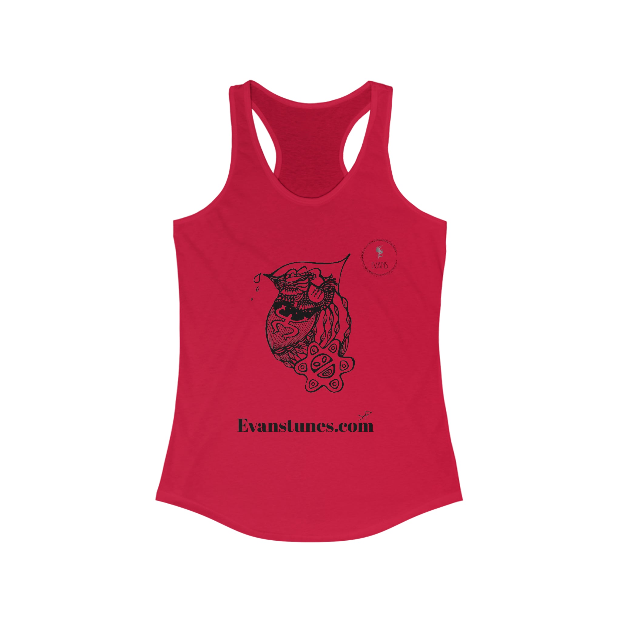 SPECIAL EDITION - EVANS -Women's Ideal Racerback Tank